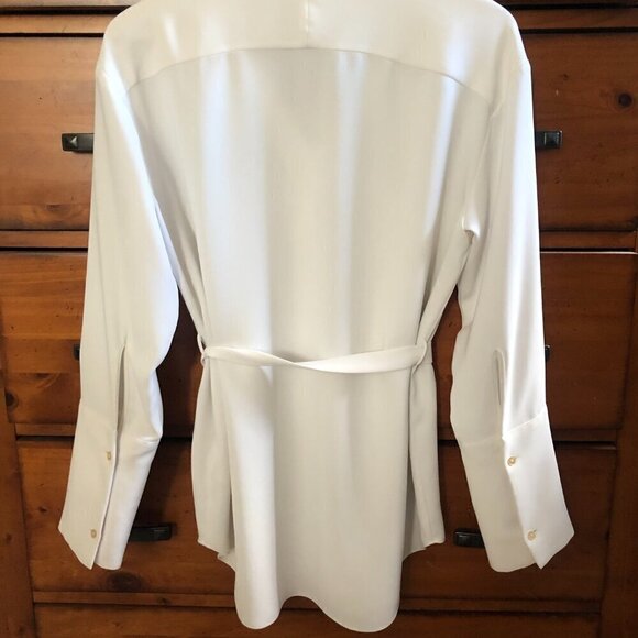 Wilfred Flowy Shirt with sash belt size XS - Picture 2 of 6